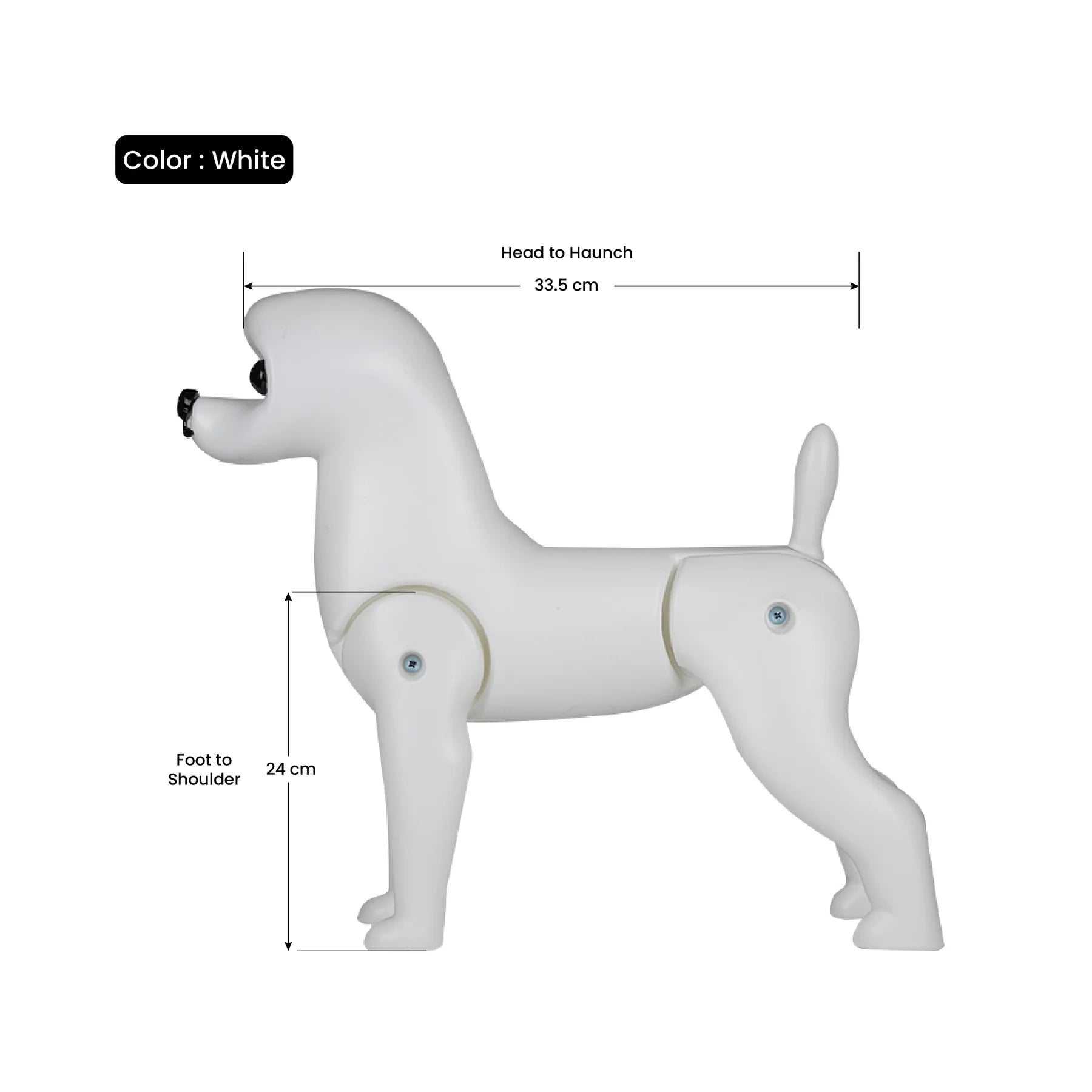 Opawz Bichon Model Dog 1:1.2