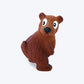 Outward Hound Tootiez Bear Latex Rubber Dog Toy Small Brown 13x8cm
