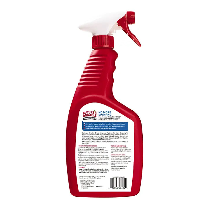 Nature's Miracle Cat Advanced Platinum No More Spraying For Indoor Training 709ml
