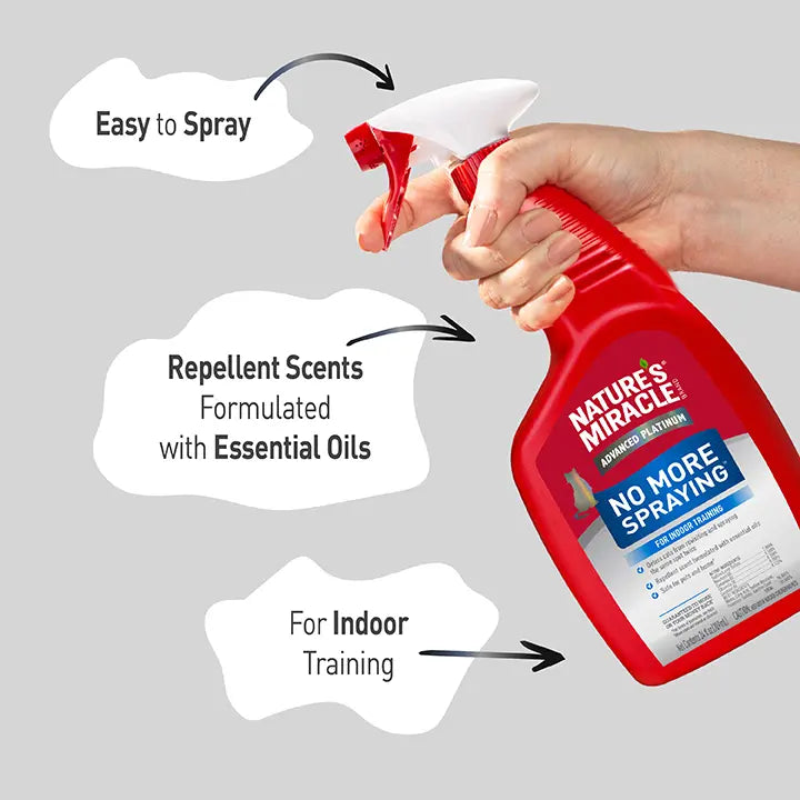 Nature's Miracle Cat Advanced Platinum No More Spraying For Indoor Training 709ml