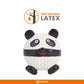 FOFOS Latex Toy Panda ball 9 x 8 x 8.5 cm