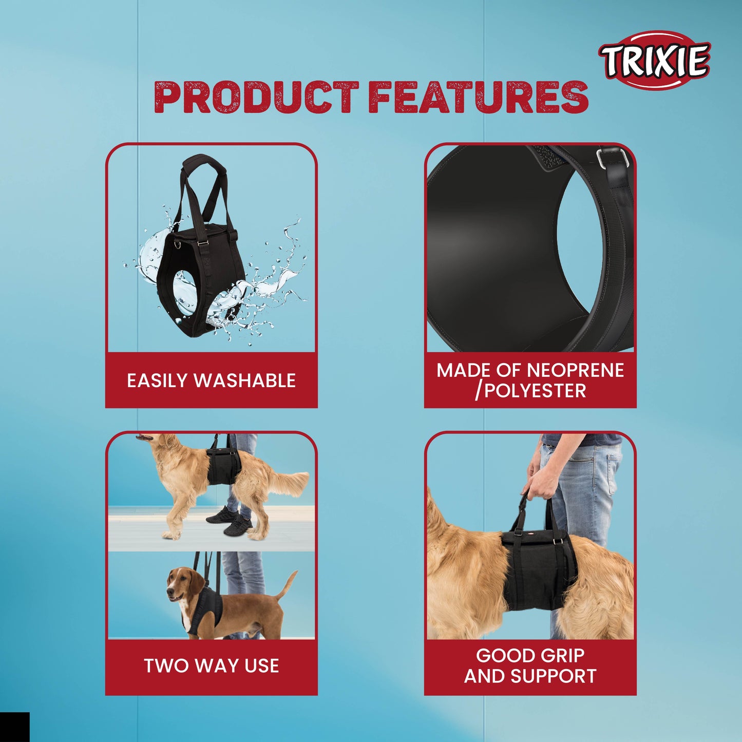 Trixie Walking Aid Black