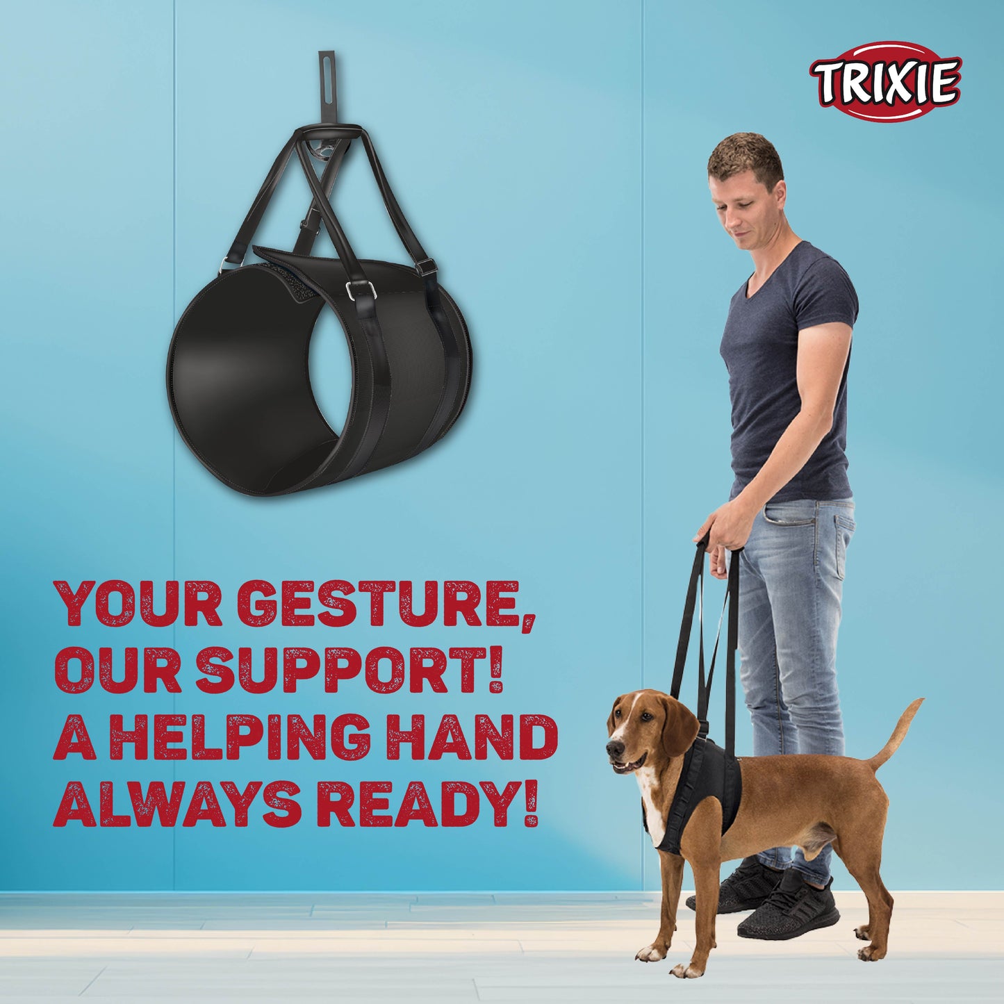 Trixie Walking Aid Black