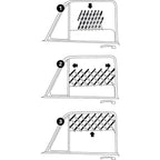Trixie Ventilation Lattice For Car Black 30-110cm