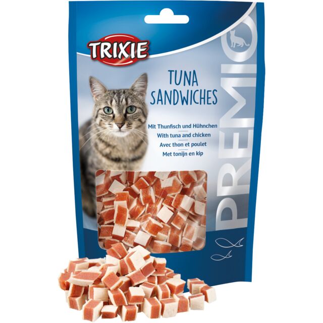 Trixie PREMIO Tuna Sandwiches Treat for Cat 50g