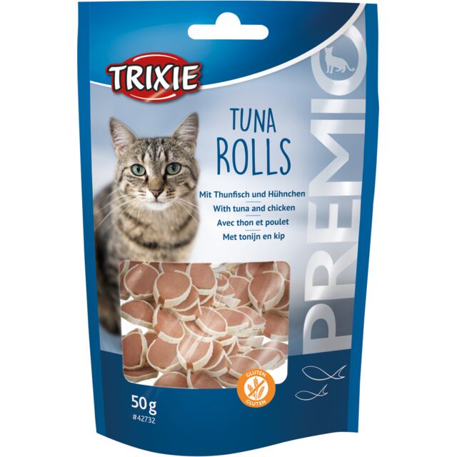 Trixie PREMIO Tuna Rolls Treat for Cat 50g