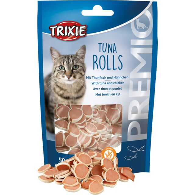 Trixie PREMIO Tuna Rolls Treat for Cat 50g