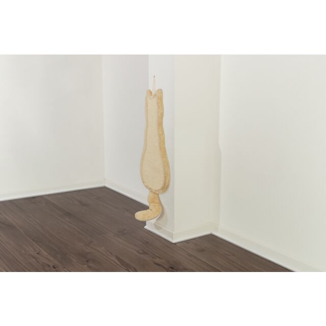 Trixie Scratching Boad Cat Sisal Rug/Plush Catnip 35x69cm Natural/Beige