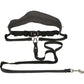 Trixie waist Belt with Leash Wide Neoprene Padded Belt 70-120cm/12cm Leash