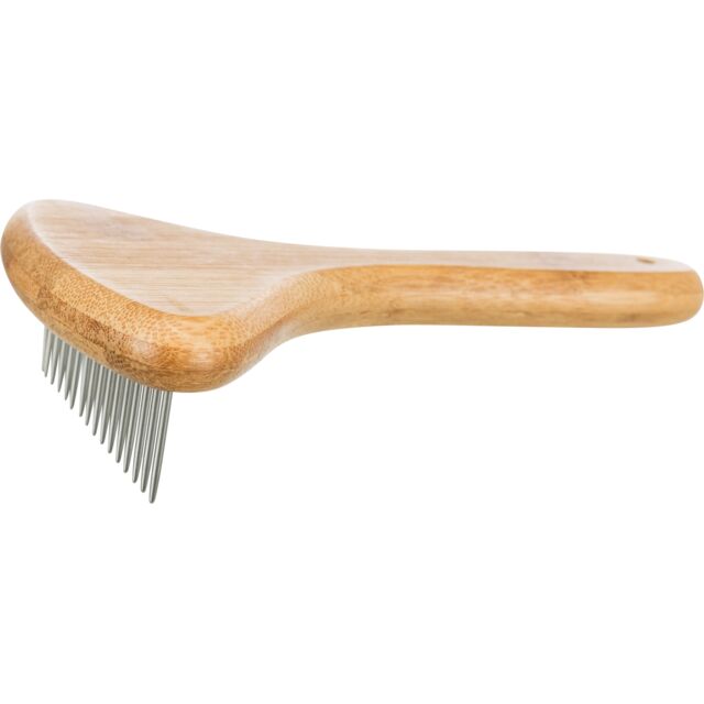 Trixie Long Hair Coat Untangler Comb Bamboo/Metal  For Dogs 10x17cm