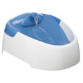 Trixie Duo Stream Automatic Water Dispenser Dispenses Fresh Running Water White/Light Blue 1 Liter