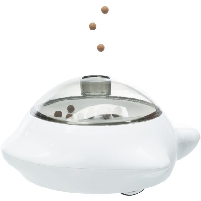Trixie Snack Popper Dog Interactive Treat Dispenser Dog Treat Feeder White 21x12cm