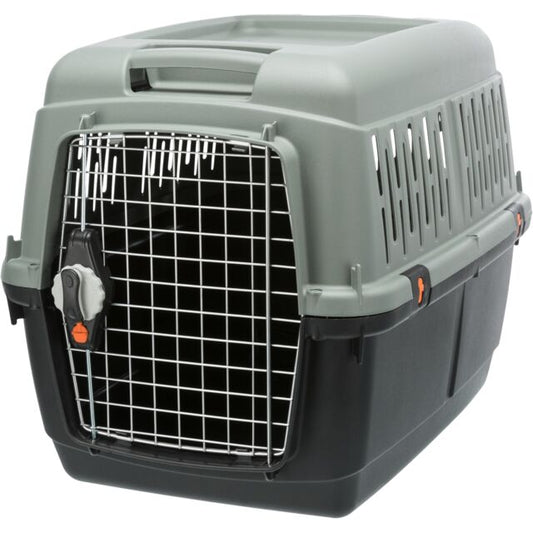 Trixie Be Eco Giona 4 Transport Box IATA Approved I S-M I 50x51x70cm I Anthracite Grey-Green I Holds Up To 18kg