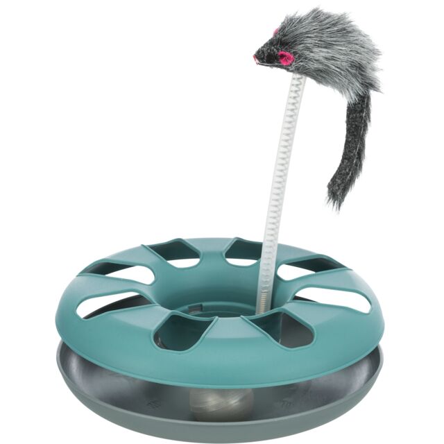 Trixie Crazy Circle With Plush Mouse Plastic 24x29cm