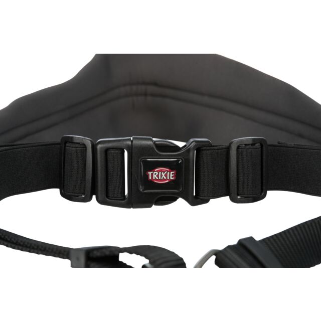 Trixie waist Belt with Leash Wide Neoprene Padded Belt 70-120cm/12cm Leash
