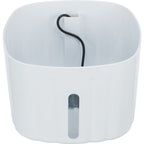 Trixie Drinking Fountain Flower White/Grey For Dog & Cats 2L 18.5x13x18.5cm