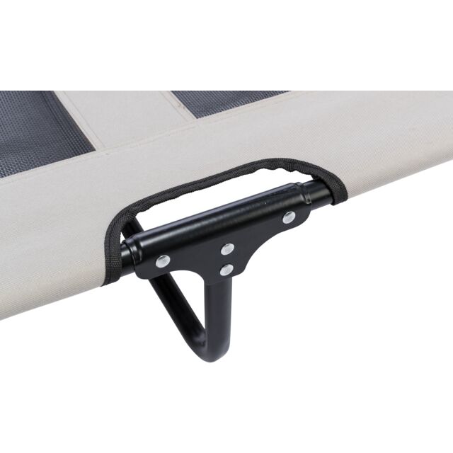 Trixie Dog Lounger I 79x19x50cm I Grey-Black I Holds Up To 15kg