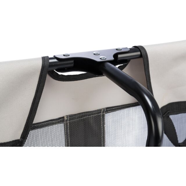 Trixie Dog Lounger I 79x19x50cm I Grey-Black I Holds Up To 15kg