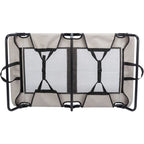 Trixie Dog Lounger I 79x19x50cm I Grey-Black I Holds Up To 15kg
