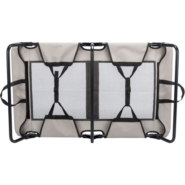 Trixie Dog Lounger I 79x19x50cm I Grey-Black I Holds Up To 15kg