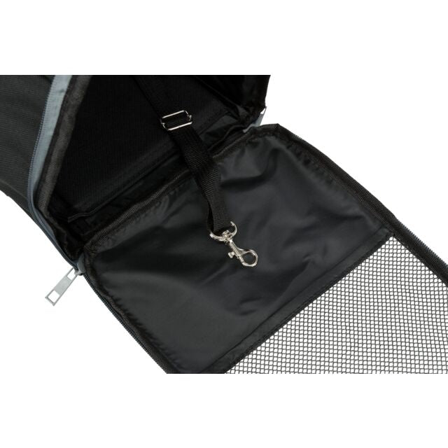 Trixie Connor Backpack For Dogs | Black & Blue | Size:42x21x29cm