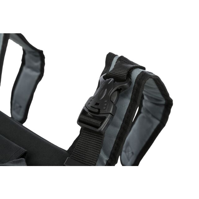 Trixie Connor Backpack For Dogs | Black & Blue | Size:42x21x29cm