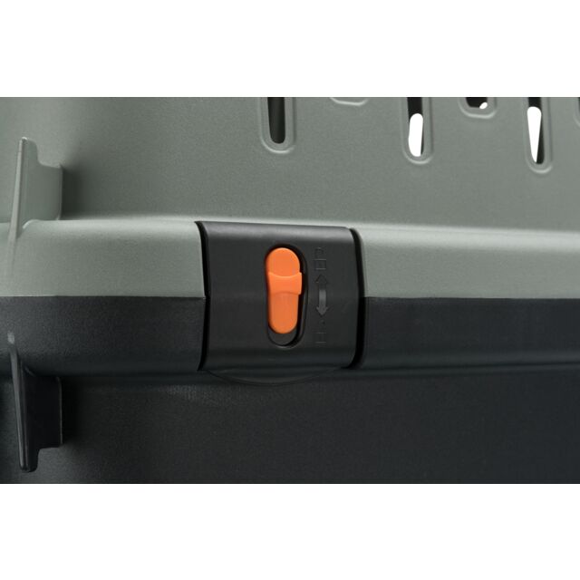 Trixie Be Eco Giona 4 (28”) Transport Box Carrier IATA Approved I S-M I 50x51x70cm I Anthracite Grey-Green I Holds Up To 18kg