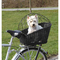 Trixie Bicycle Basket with Lattice For Rack Willow/Metal 35x49x55cm Black