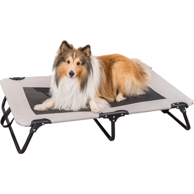 Trixie Dog Lounger I 79x19x50cm I Grey-Black I Holds Up To 15kg
