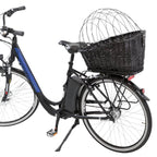 Trixie Bicycle Basket with Lattice For Rack Willow/Metal 35x49x55cm Black