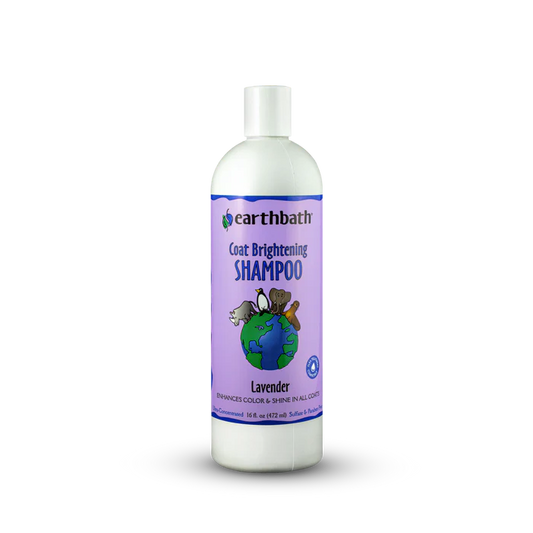 Earthbath Coat bright Shampoo Lavender Enhance Color and Shine in all Coat 472ml