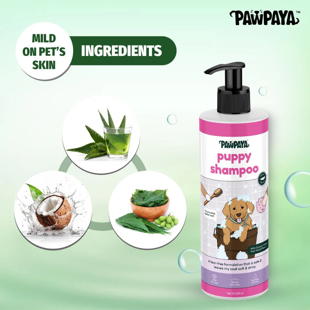 Pawpaya Puppy Shampoo For Dogs 250ml