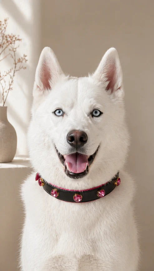 Pawdrip Kukur Tihar Series 01 Kaalu OG Collar with Harness For Dog Large