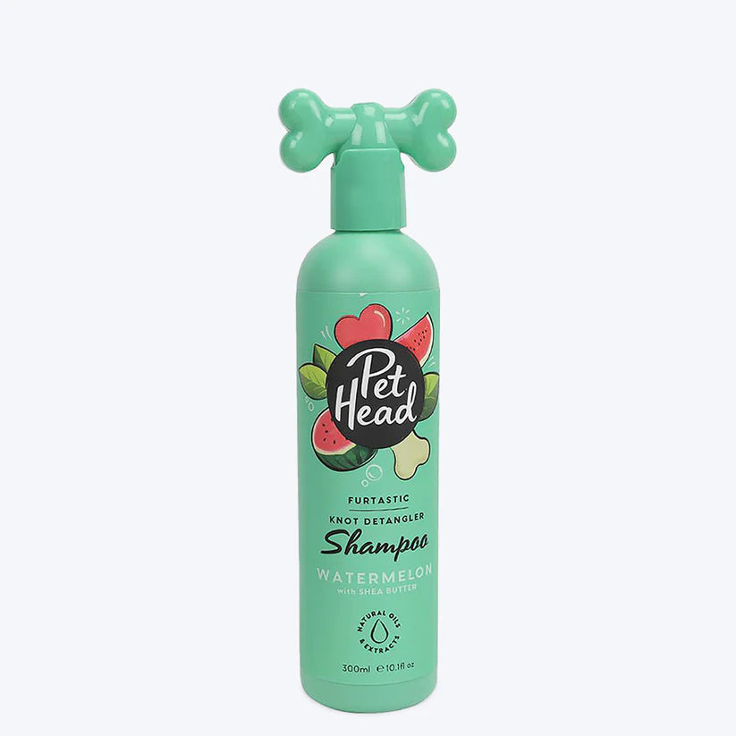 Pet Head Furtastic Knot Detangler Shampoo Watermelon with Shea Butter 300ml