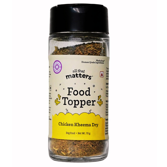 All That Matters – Chicken Kheema Dry Food Topper for Dogs & Cats 100% Human-Grade No Fillers or Preservatives Grain-Free 70g