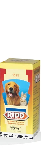 Pet Care Ridd Anti Tick & Flea Solution For Dogs 15ml