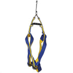 Basil Padded Adjustable Harness for Dogs & Puppies Blue/Yellow