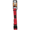Basil Padded Adjustable Collar for Dogs & Puppies Red