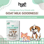 HYE Pets Nutrient-Rich Full Fat Goat Milk Powder for Dogs and Cats 200g