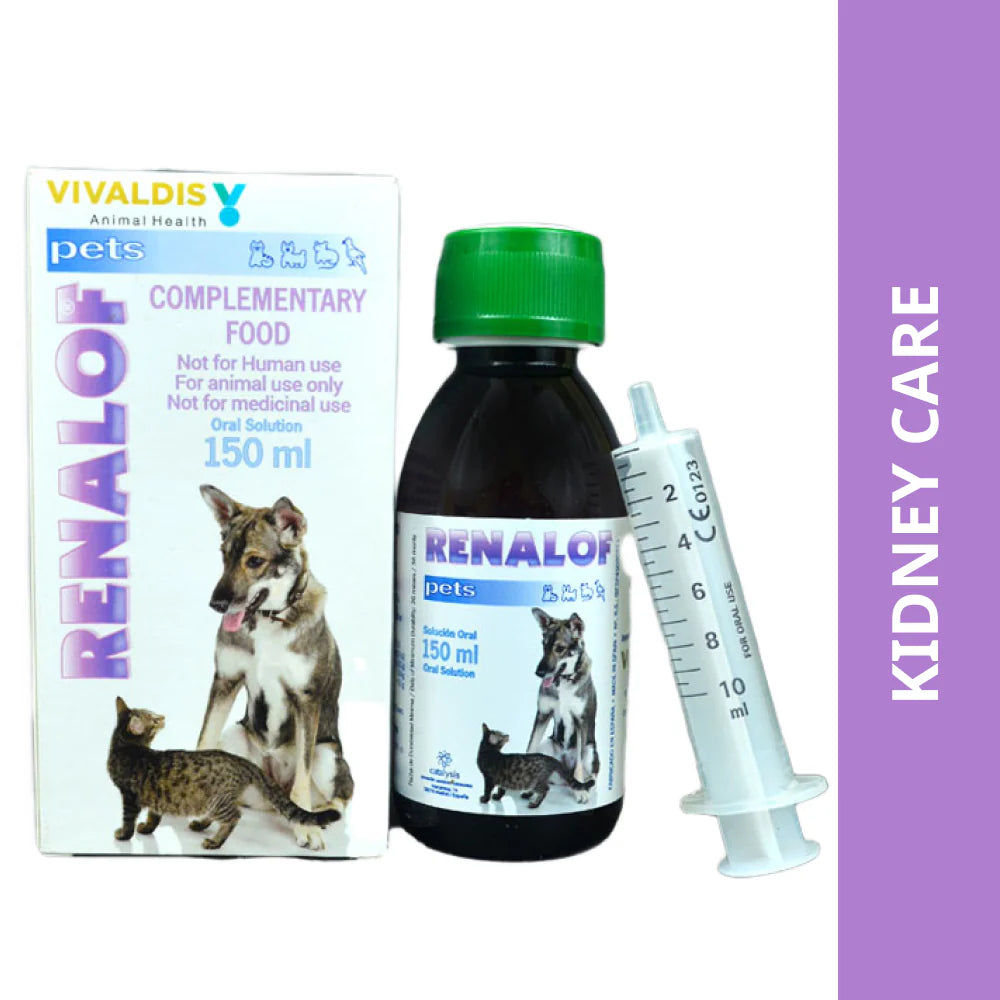 Vivaldis Renalof Kidney Care Pet Syrup for Dogs and Cats 150ml