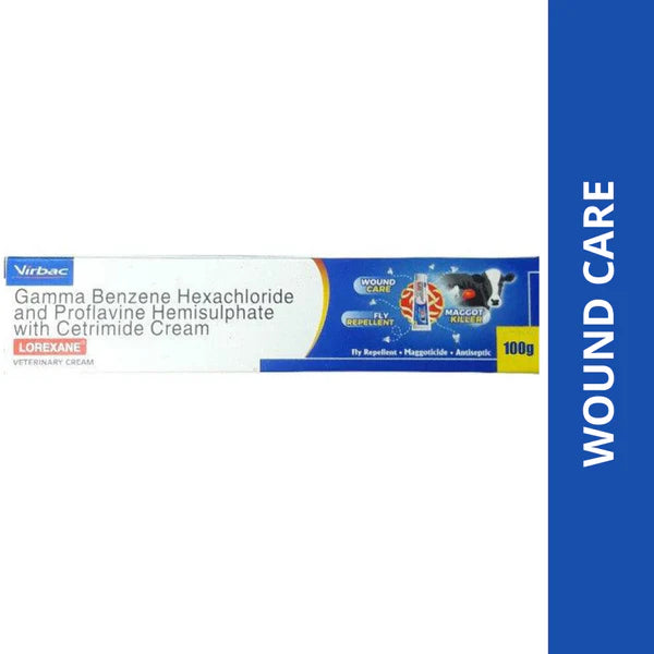Virbac Lorexane Wound Cream for Dogs and Cats 30g