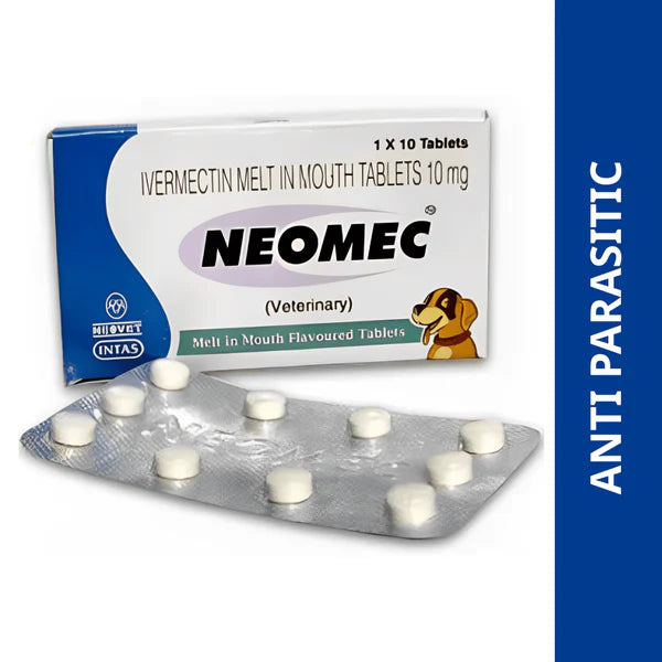 Intas Neomac Tablet For Dogs 1 x 10 Tablets