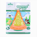 Basil TPR Pizza Slice with Nylon Topping Dog Toy