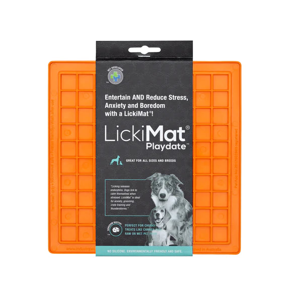 LickiMat Playdate Slow Feeder For Dog 20x1x20cm