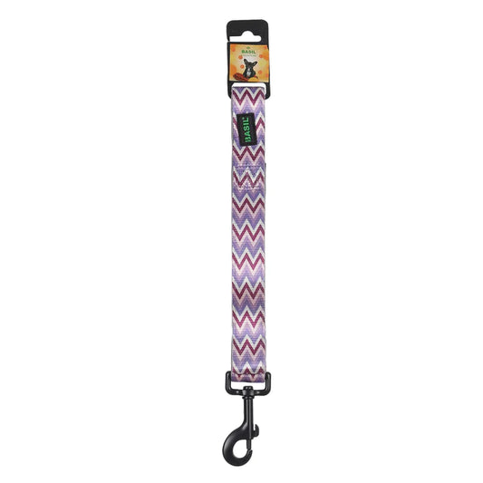 Basil Printed Purple Padded Leash