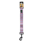 Basil Printed Purple Padded Leash