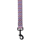 Basil Printed Purple Padded Leash