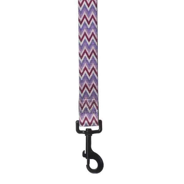 Basil Printed Purple Padded Leash