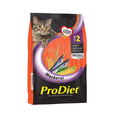 ProDiet Stage 2 Matured +1 Years Mackerel Cat Food 1.2kg