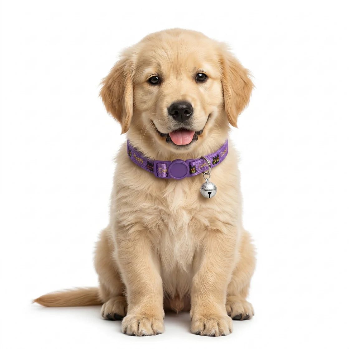 Basil Printed Adjustable Collar for Puppies & Cats – Stylish & Comfortable Design Assorted